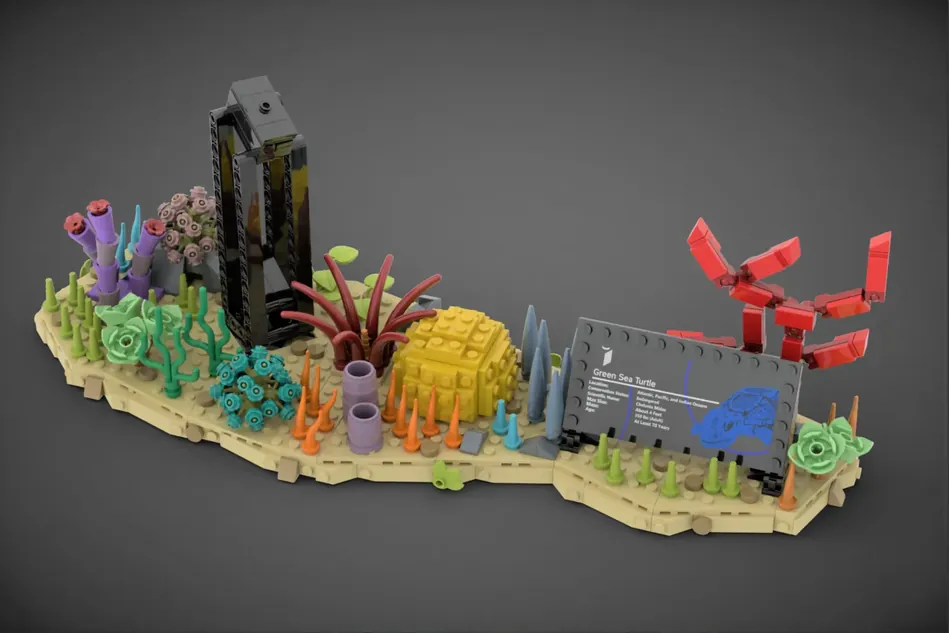 レゴ®アイデアで『ウミガメ』が製品化レビュー進出：2022年第2回1万サポート獲得デザイン紹介