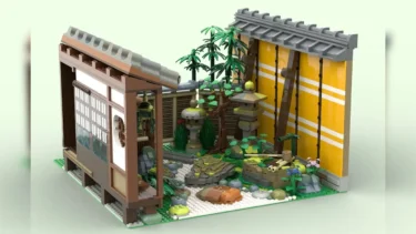 レゴ®アイデアで『日本庭園 坪庭』が製品化レビュー進出：2022年第3回1万サポート獲得デザイン紹介