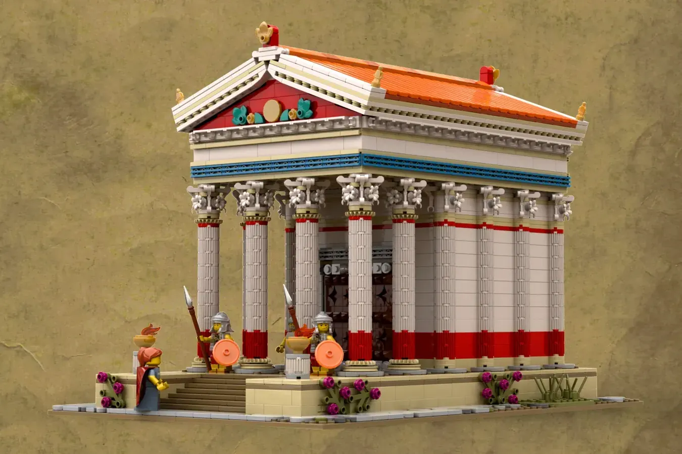 レゴ(R)アイデアで『古代ローマ神殿』が製品化レビュー進出！2022年第2回1万サポート獲得デザイン紹介
