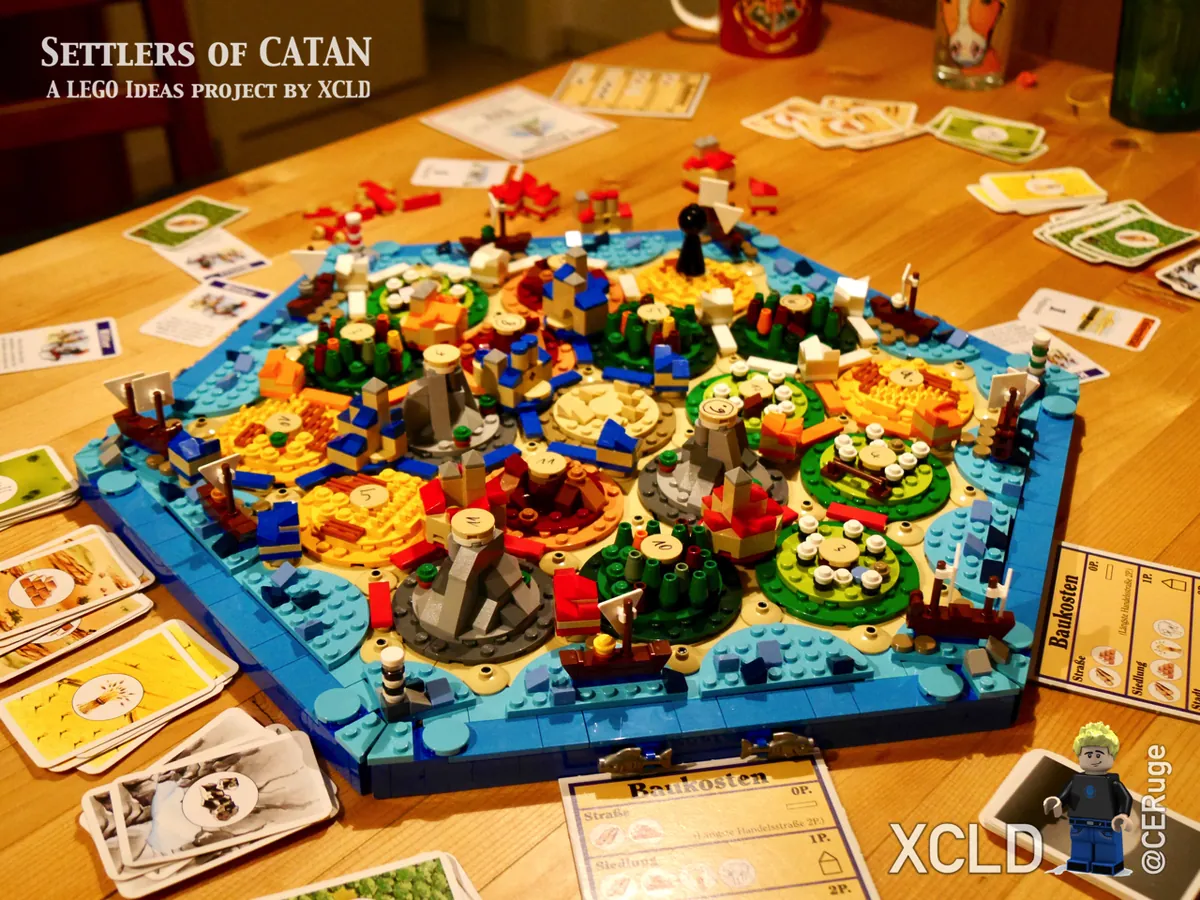 CATAN - THE GAME 10K Design Advanced to LEGO(R)IDEAS 2023 1st Review