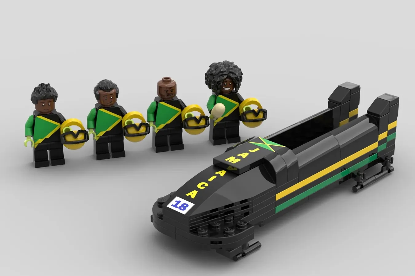 レゴ(R)アイデアで『クールランニング：ジャマイカ・ボブスレー・チーム』が製品化レビュー進出！2023年第1回1万サポート獲得デザイン紹介
