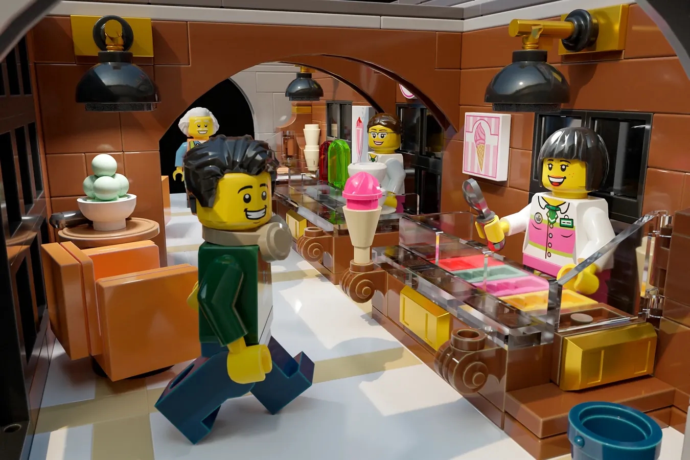 レゴ(R)アイデアで『アイスクリームショップ』が製品化レビュー進出！2023年第1回1万サポート獲得デザイン紹介