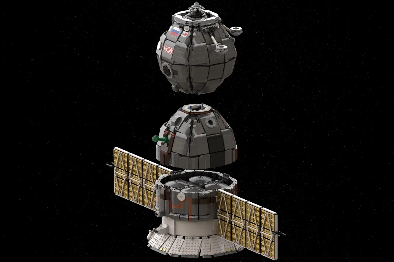 レゴ(R)アイデアで『ロスコスモス ソユーズ MS 宇宙船』が製品化レビュー進出！2023年第1回1万サポート獲得デザイン紹介