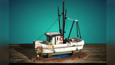小さなエビ漁船がレゴ(R)アイデアレビュー進出 | 2023年第1回1万サポート獲得デザイン紹介