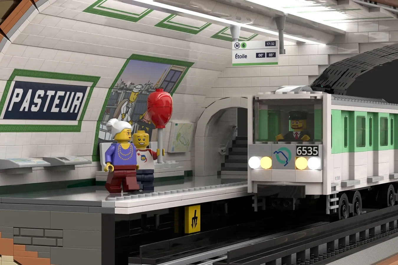 レゴ(R)アイデアで『パリの地下鉄：乗り遅れるな！』が製品化レビュー進出！2023年第1回1万サポート獲得デザイン紹介