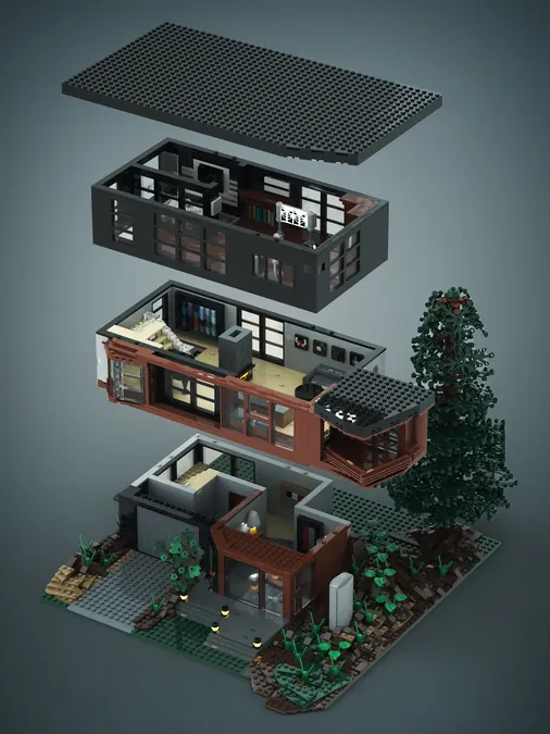 レゴ(R)アイデアで『トワイライトのカレンの家』が製品化レビュー進出！2023年第1回1万サポート獲得デザイン紹介
