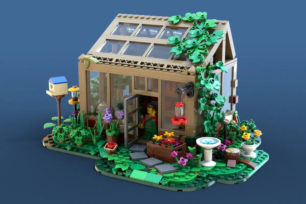 レゴ(R)アイデアで『温室/グリーンハウス』が製品化レビュー進出！2023年第2回1万サポート獲得デザイン紹介