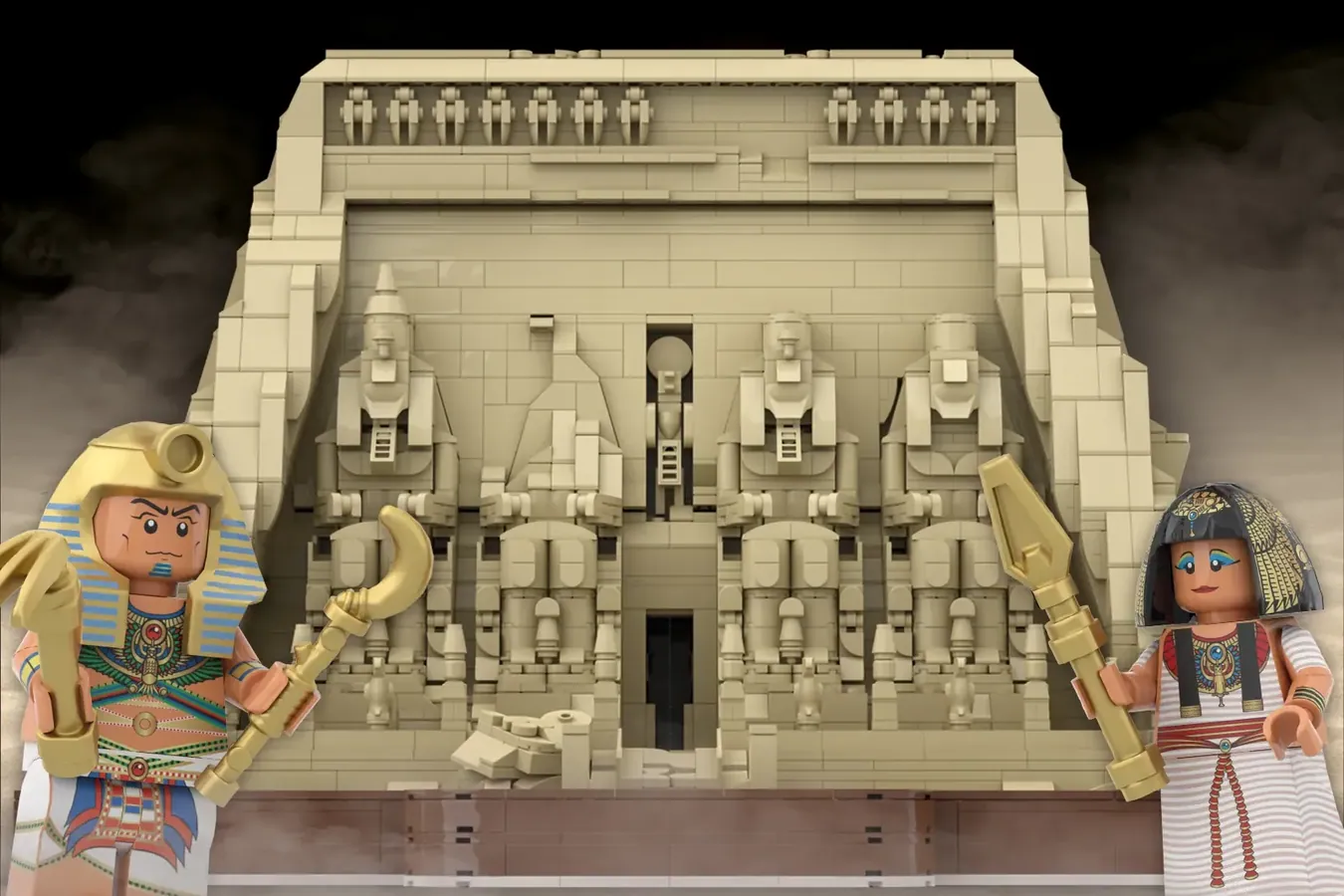レゴ(R)アイデアで『アブ・シンベル大神殿』が製品化レビュー進出！2023年第3回1万サポート獲得デザイン紹介