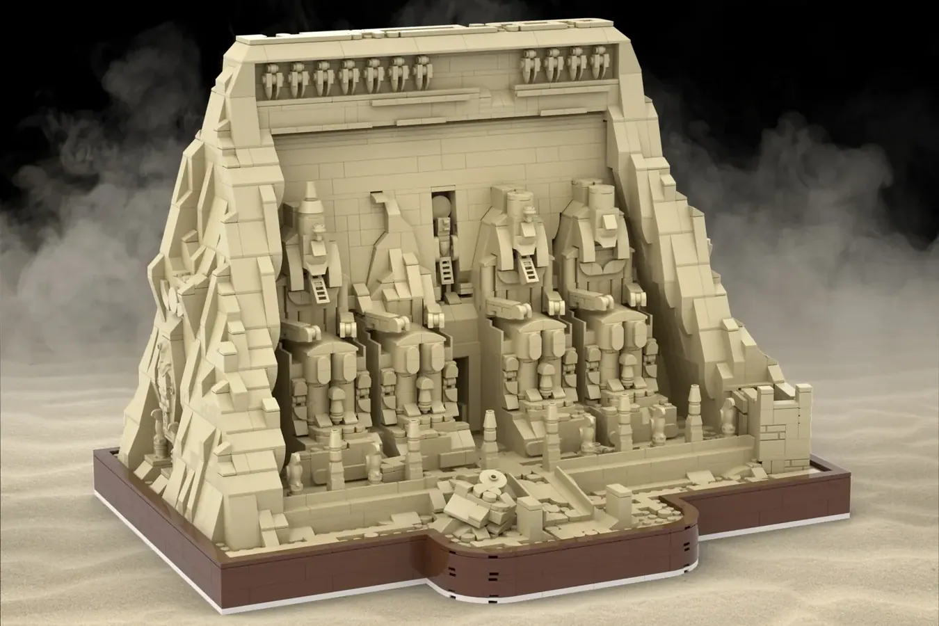 レゴ(R)アイデアで『アブ・シンベル大神殿』が製品化レビュー進出！2023年第3回1万サポート獲得デザイン紹介