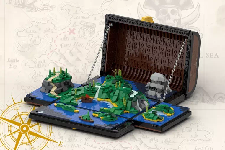 海賊の宝箱がレゴ(R)アイデアレビュー進出(2024～2025新作候補) | 2023年第3回1万サポート獲得デザイン紹介