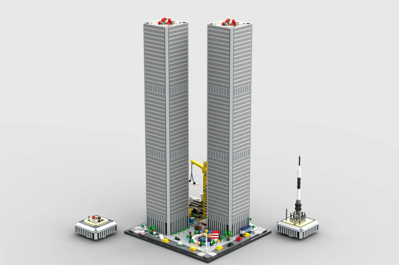 レゴ(R)アイデアで『WTC ツインタワーズ & ビスタ インターナショナル ホテル 1979』が製品化レビュー進出！2023年第3回1万サポート獲得デザイン紹介