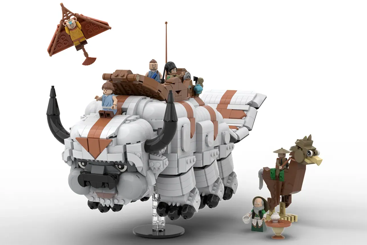 Appa from Avatar: The Last Airbender enters the LEGO Ideas Review (2024-2025 new candidate) | 2024 first round 10,000 support design introduction