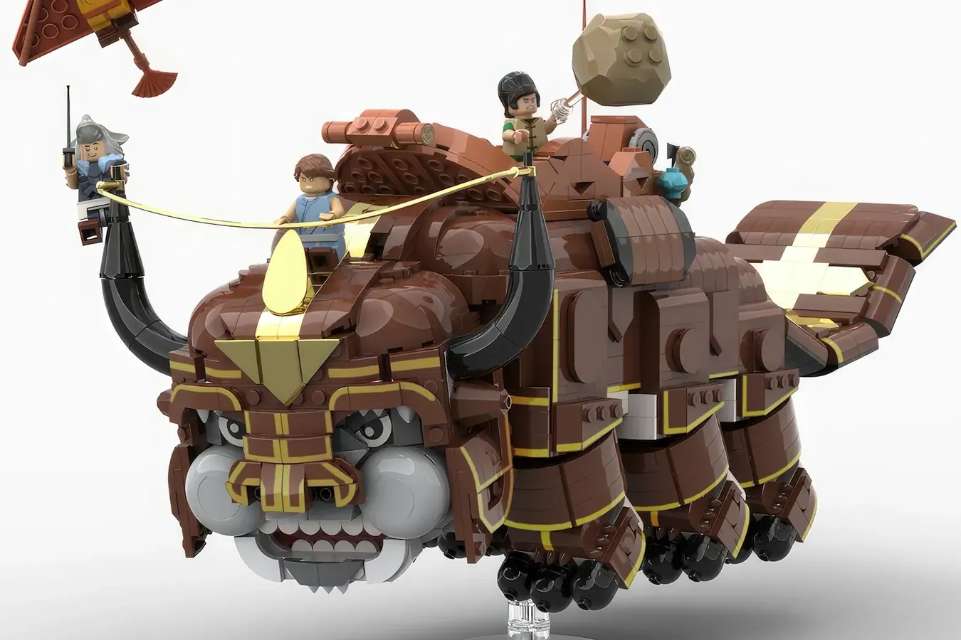 Appa from Avatar: The Last Airbender enters the LEGO Ideas Review (2024-2025 new candidate) | 2024 first round 10,000 support design introduction