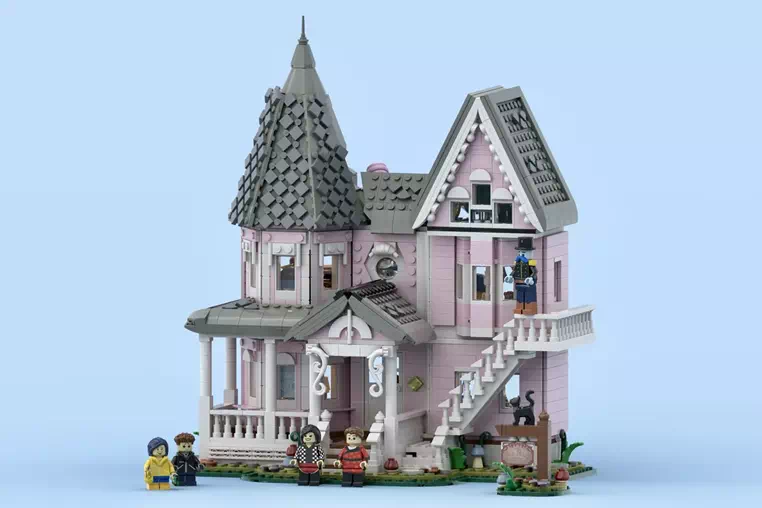 CORALINE - THE PINK PALACE from the witch anime movie enters LEGO® Ideas review (2024-2025 new work candidates) | Introduction of design obtained 10,000 supports in the first review of 2024