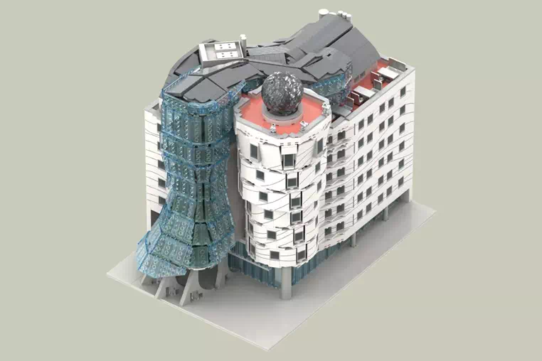 Dancing House (Prague) enters LEGO(R) Ideas Review (2024-2025 new product candidate) | Introduction to the 1st 10,000 Support Designs of 2024