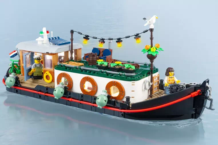 レゴ(R)キャナルハウスボートがレゴ(R)アイデアレビュー進出(2024～2025新作候補) | 2024年第1回1万サポート獲得デザイン紹介