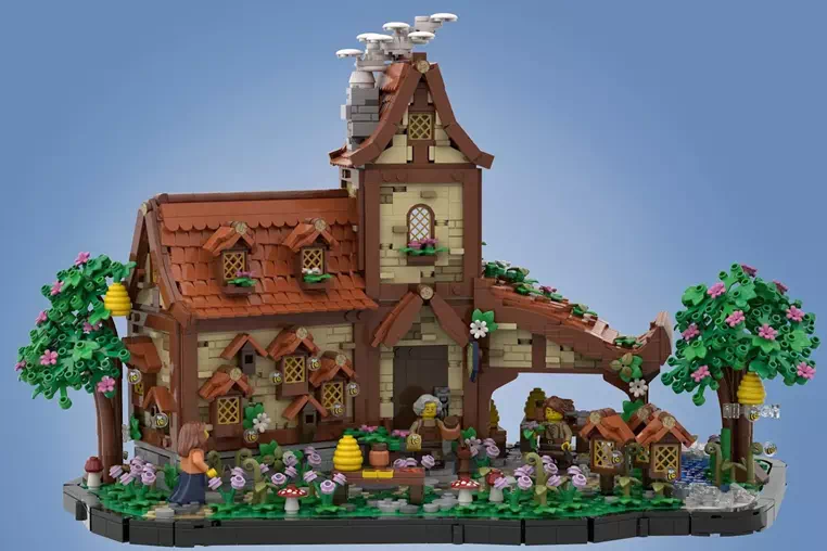 Potential for Delicious Honey: Medieval Bee Farm Advances to LEGO® Ideas Review (2024-2025 New Set Contender) | Introducing the First 10k-Support Design of 2024