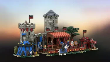 中世の騎士が戦う「馬上試合(ジョスト)」ロマンあふれる作品がレゴ(R)アイデアレビュー進出(2024～2025新作候補) | 2024年第1回1万サポート獲得デザイン紹介