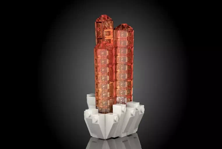 Lego(R) Mineral Display Advances to LEGO(R) Ideas Review (2024-2025 New Product Candidate) | 2024 1st 10,000-Support Design Introduction