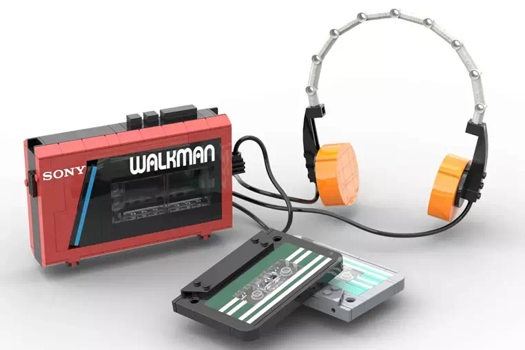 The Sony Walkman, a cutting-edge item of nostalgia, Advances to LEGO® Ideas 2024 First Review (2024-2025 New Set Contender) | 10k-Support Design