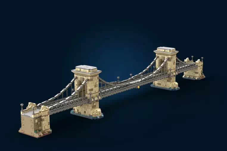 セーチェーニ鎖橋(ブダペスト)がレゴ(R)アイデアレビュー進出(2024～2025新作候補) | 2024年第1回1万サポート獲得デザイン紹介