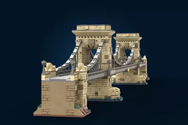 Széchenyi Chain Bridge (Budapest) Advances to LEGO Ideas Review (2024-2025 New Candidate) | Introduction to Design with 10,000 Supports in the 1st Round of 2024