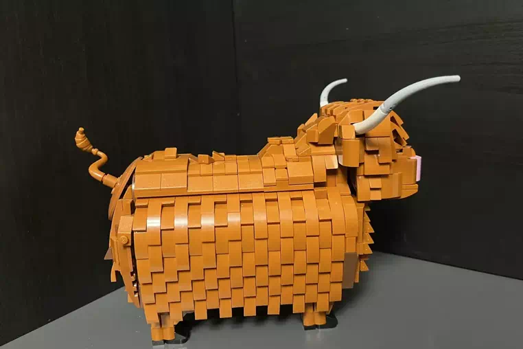 Irresistible Fluffiness: Highland Cattle Joins LEGO Ideas Review (2024-2025 New Candidates) | Introduction to the 2024 First Review 10,000 Support Achievement Designs