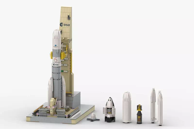 欧州の新型ロケット「アリアン6」モデルが2025年第2回レゴ(R)アイデアレビューに進出決定