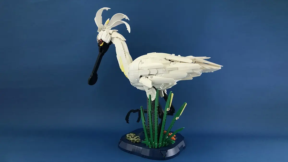 クロツラヘラサギがレゴ(R)アイデアレビュー進出 | 1万サポート獲得デザイン紹介