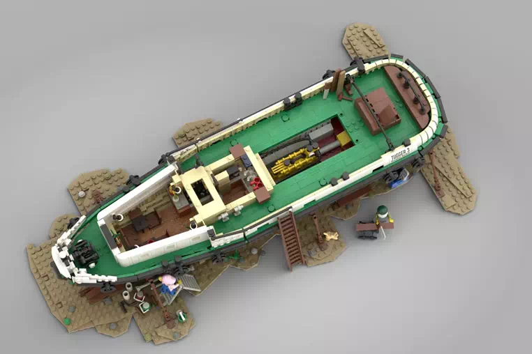 Nostalgia Afloat:Bob's Old Tugboat Sails into LEGO Ideas Review (2025-2026 Candidate) | 10K Supporters in 2024 Round 2