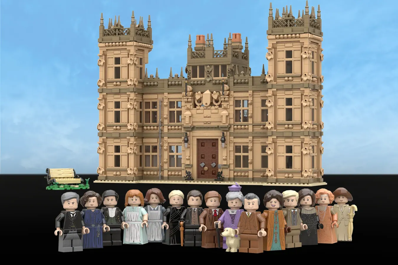 LEGO Ideas Review Welcomes 'Downton Abbey' Highclere Castle: A 2024 Contender for 2025-2026 Release!