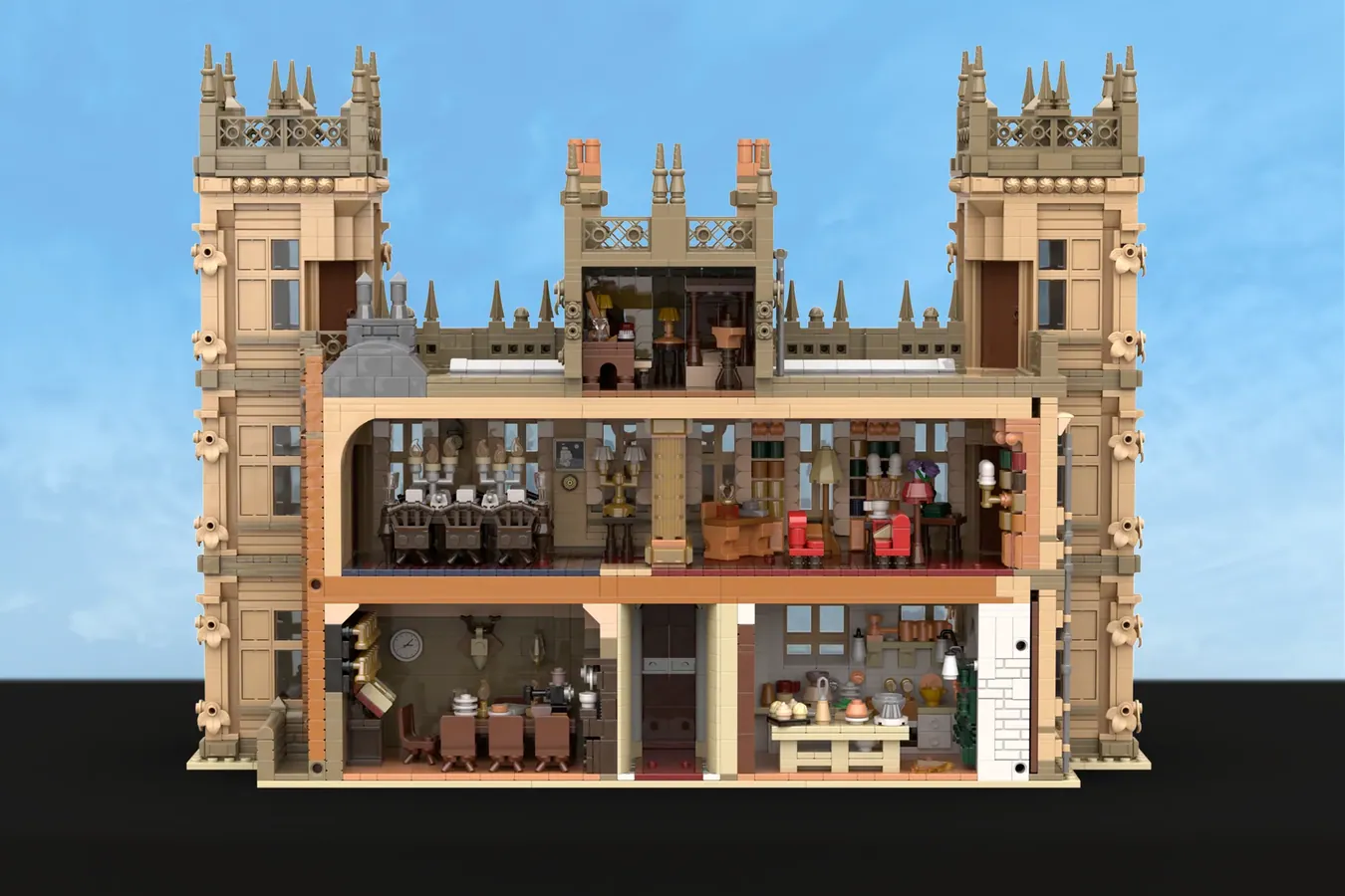 LEGO Ideas Review Welcomes 'Downton Abbey' Highclere Castle: A 2024 Contender for 2025-2026 Release!