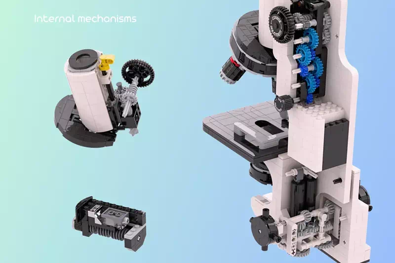 STEM教育に良さそうな「動く顕微鏡」がレゴ(R)アイデアレビュー進出(2025～2026新作候補) | 2024年第3回1万サポート獲得デザイン紹介