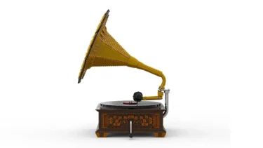 レトロブームがやってくる？「蓄音機」がレゴ(R)アイデアレビュー進出(2026～2027新作候補) | 2025年第2回1万サポート獲得デザイン紹介