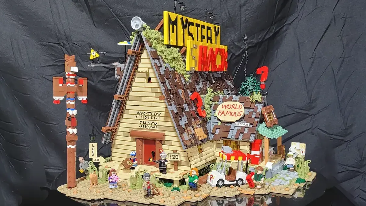 Disney’s Mystery Comedy “Gravity Falls: The Mystery Shack” Advances to LEGO Ideas Review