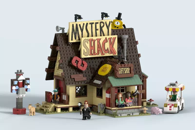 Gravity Falls Mystery Shack Reaches LEGO® Ideas Review Stage (2025-2026 New Set Candidate) | Introducing 10,000 Supporter Designs from 3rd Round of 2024