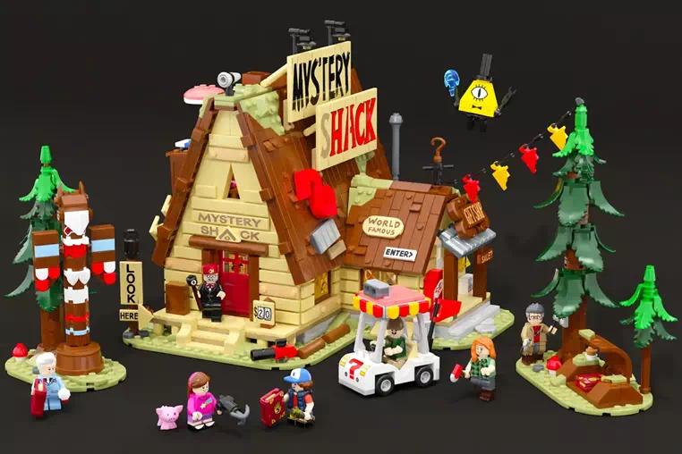 Unlock the Mystery: Gravity Falls Mystery Shack Surges into LEGO Ideas Review After Captivating 10,000 Supporters for a Shot at 2025-2026 Release!