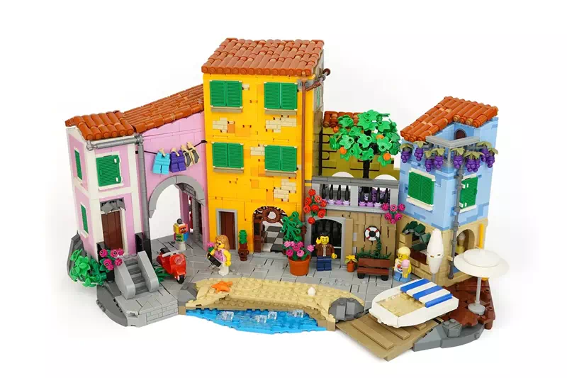 Italian Riviera advances to LEGO® Ideas Review (2025-2026 new product candidate) | Introduction of designs that gained 10,000 supporters in the 2nd round of 2024