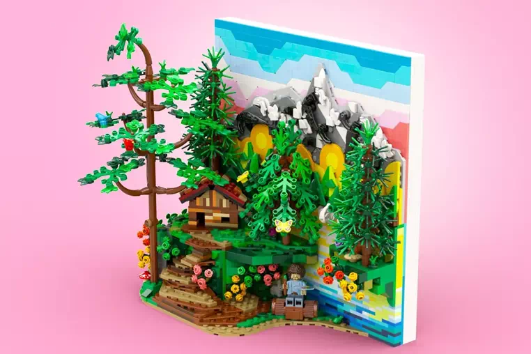 Happy Little Bricks: Bob Ross' 'Joy of Painting' Advances to LEGO Ideas Review (2025-2026 Potential Release)