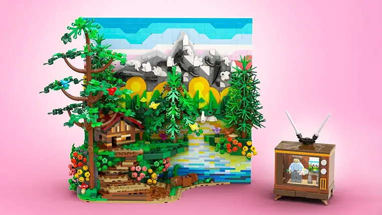 Happy Little Bricks: Bob Ross' 'Joy of Painting' Advances to LEGO Ideas Review (2025-2026 Potential Release)