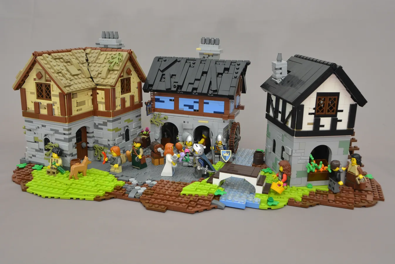 レゴ(R)アイデアで『中世の村の市場』が製品化レビュー進出：2022年第1回1万サポート獲得デザイン紹介