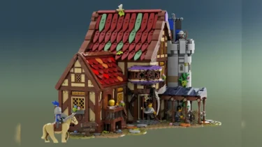 レゴ®アイデアで『中世の守られた宿』が製品化レビュー進出：2022年第2回1万サポート獲得デザイン紹介