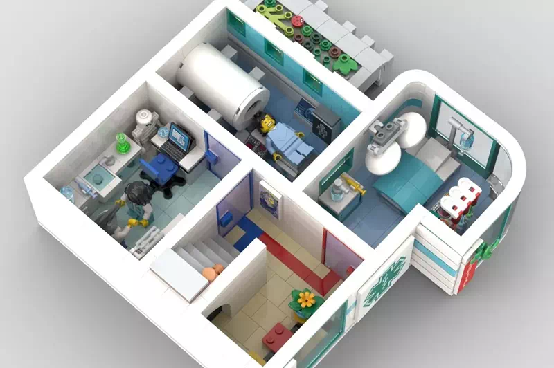 Fully-Equipped Modern Hospital Set Advances to LEGO® Ideas Review (2025-2026 Potential New Release) | Showcase of 10K Supporter Achievement Design in Q3 2024