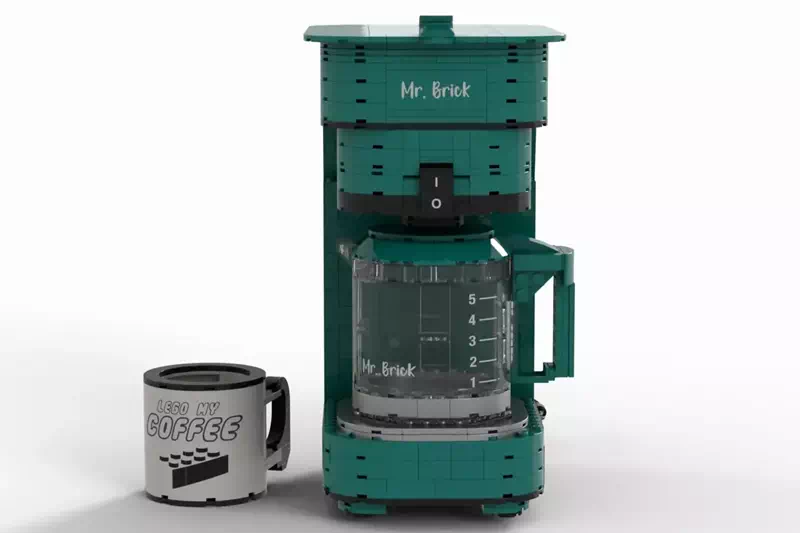 LEGO(R) block coffee maker 'Mr. Brick Coffee Pot' advances to LEGO(R) Ideas Review (2025-2026 new product candidate) | Introduction of the 10,000 supporter design from the 3rd round of 2024