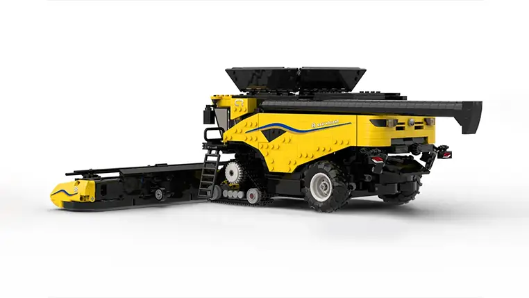 Sleek and Stylish 'New Holland CR Combine' Advances to LEGO® Ideas Review (2025-2026 Potential Release) | Spotlight on 2024 Round 2 Design with 10,000 Supporters