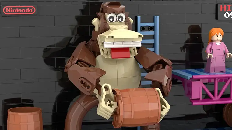 'Donkey Kong' with 10,000 Votes Excluded from LEGO® Ideas Product Review