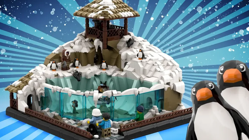 「スライディング王国 - ペンギン動物園」がレゴ(R)アイデアレビュー進出