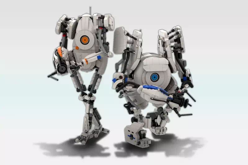 協力プレイモードのキャラクター「Portal 2: P-Body & ATLAS」がレゴ(R)アイデアレビュー進出(2025～2026新作候補) | 2024年第3回1万サポート獲得デザイン紹介