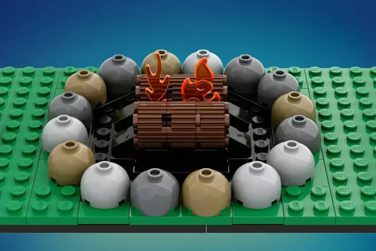 Snoopy's Campfire: A Step Closer to Becoming a LEGO Set with 10,000 Votes!