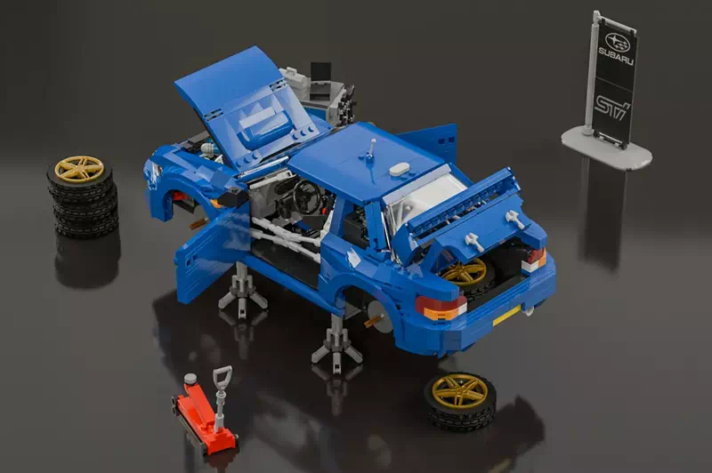 スバル インプレッサ WRCがレゴ(R)アイデアレビュー進出 | 1万サポート獲得デザイン紹介